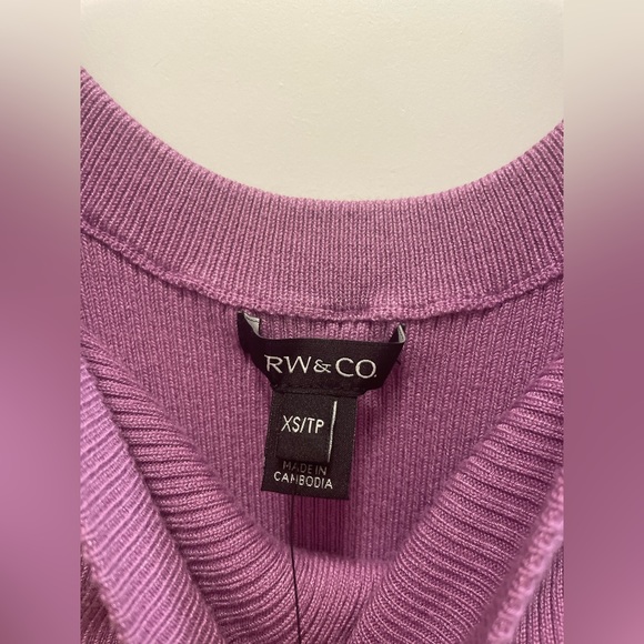 Beautiful lilac sweater dress (NEVER worn) from RW size XS - Picture 3 of 4